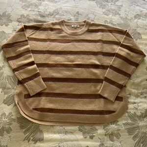 Madewell Women’s Westlake Striped Pullover Sweater in Coziest Yarn (Size M)